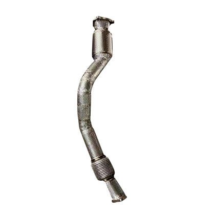 Luft Meister Right Catalytic Converter 3W0253059C/N for Bentley Continental Flying Spur 6.0T 2006-2012 Metal Carrier Modify Version Exhaust Pipe 
