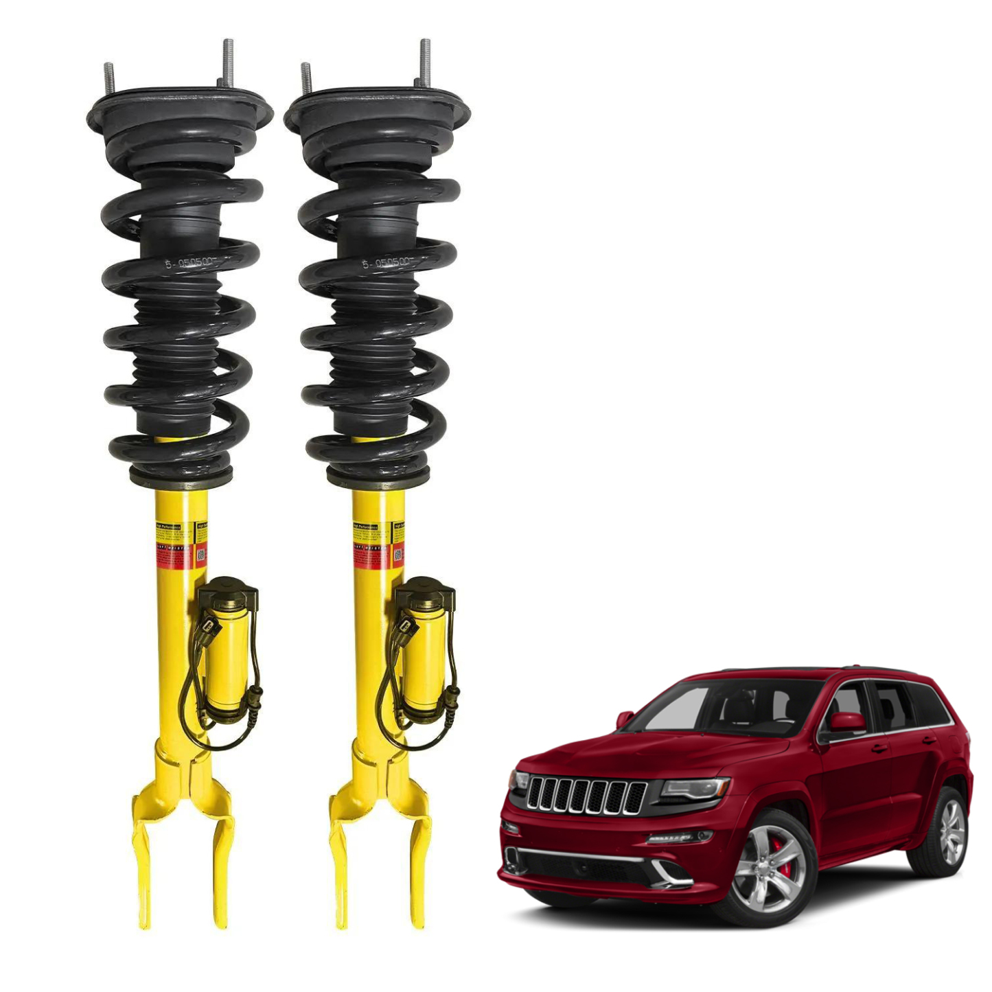 Magnetic Front Shock Absorber Assembly for Jeep Grand Cherokee SRT 6.4L (2012–2015) with Active Damping System