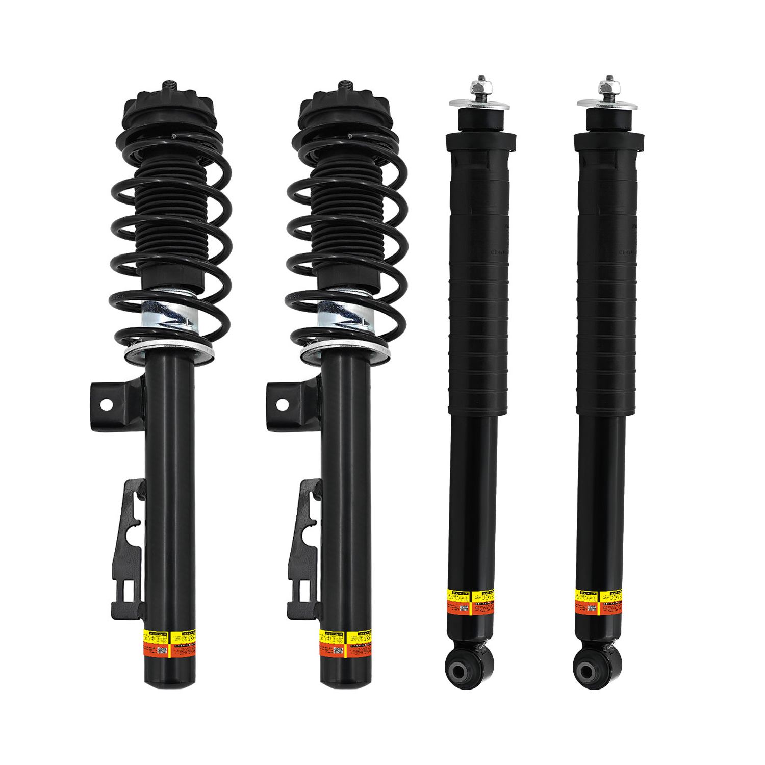 4pcs Front and Rear Shock Absorbers Assembly Kit fit for Smart Fortwo 2008-2015