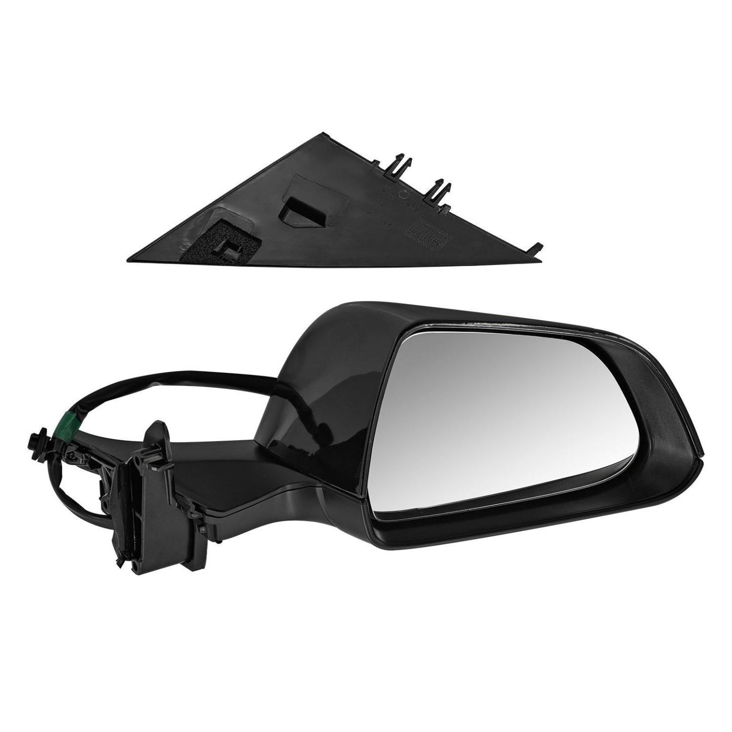 New Mirror for Tesla Model 3 2021-2025, 10-Pin, Power Folding and Adjustment, Position Memory, Heated Defrost, No Antenna; Right Passenger Side