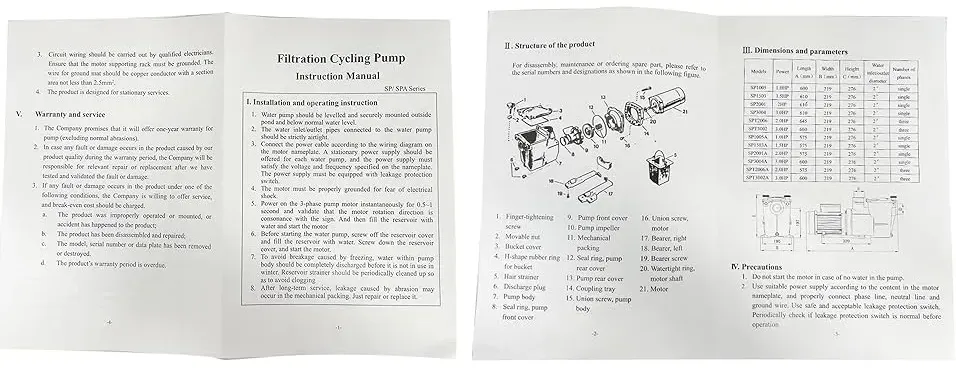 W3SP2607X10 Super Pool Pump 1HP 115/230V Single Speed