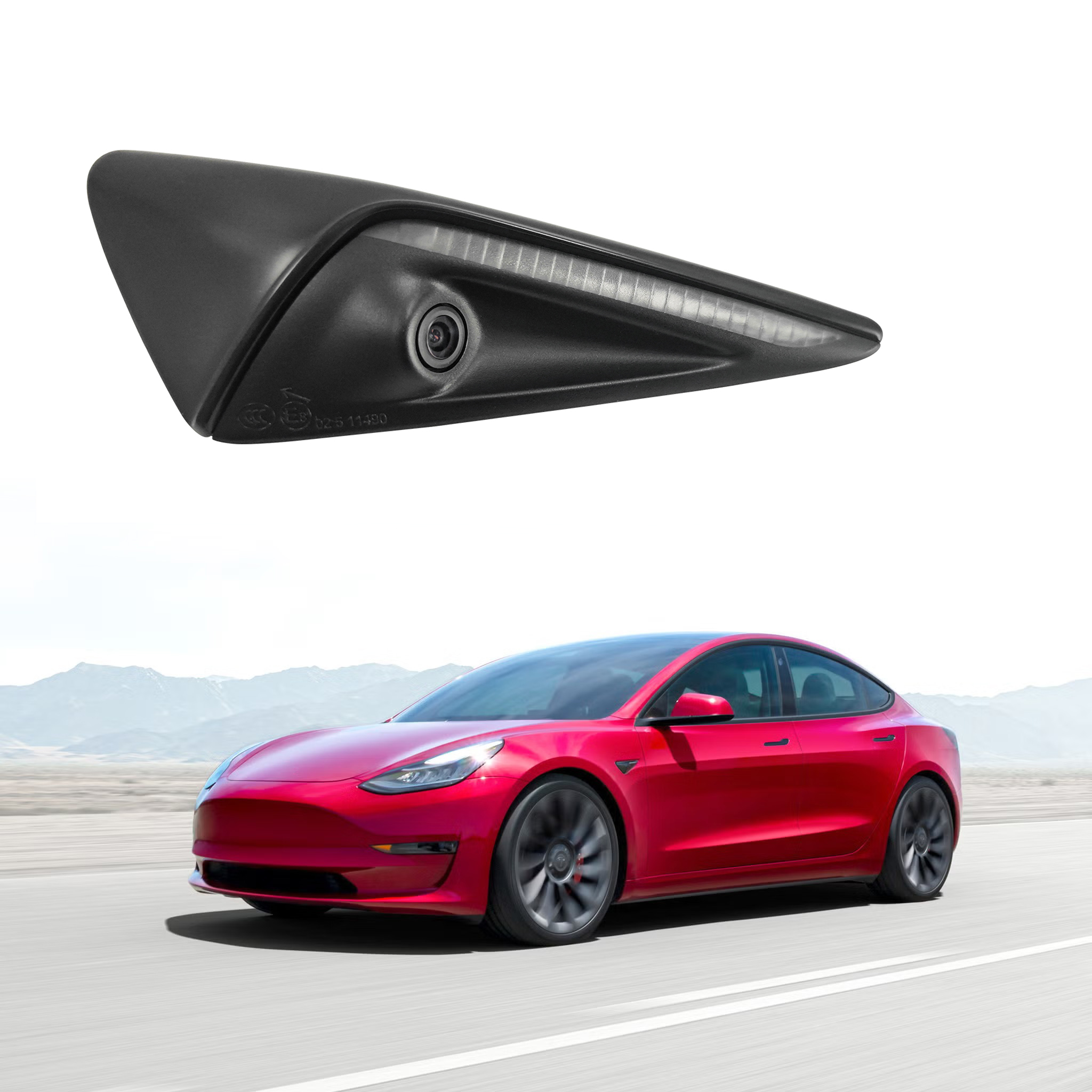 Front Repeater Fender Camera for 2021‑2023 Tesla Model 3 / Y #1125106-50-G (Left Side )