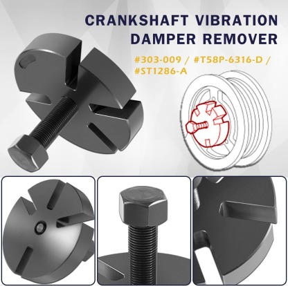 3.0L Water Pump Pulley Service Kit 303-S455 for 2001-2003 Ford Escape, Taurus 2001-2005