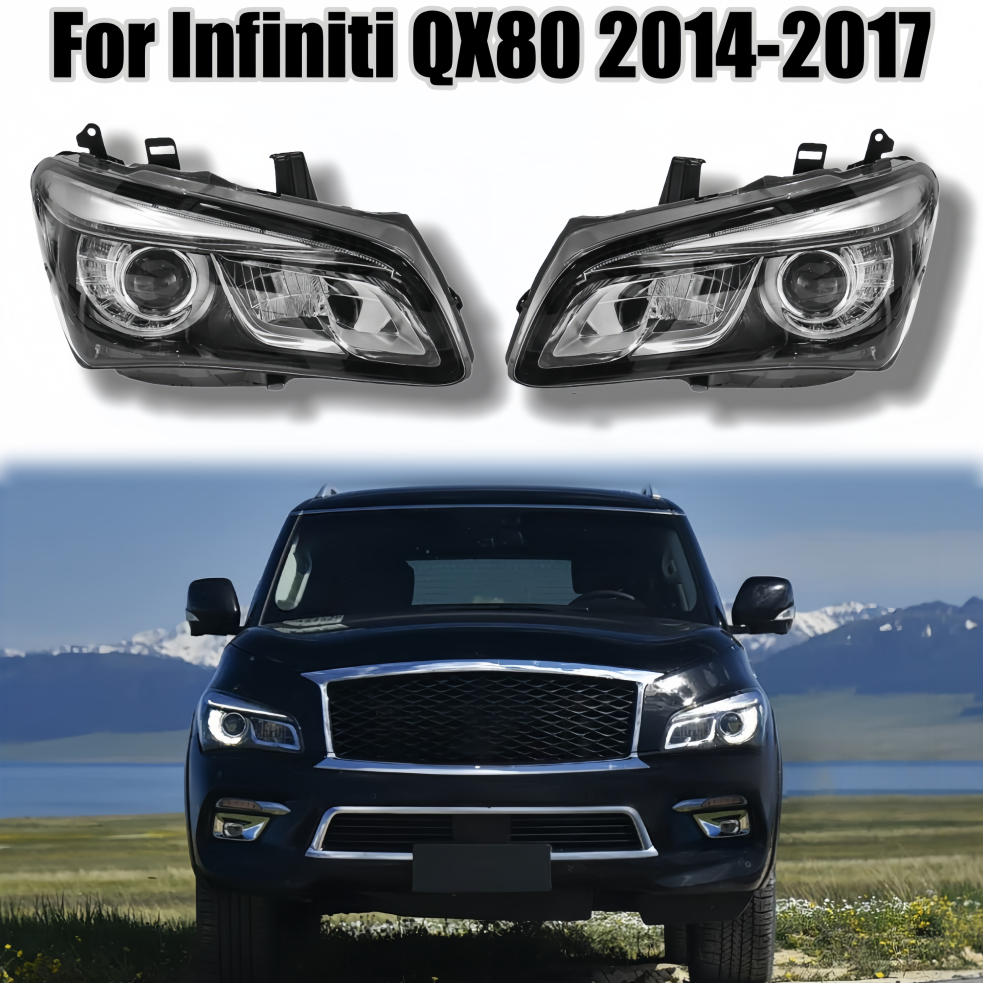 High-end LED Adaptive Headlight w/AFS For Infiniti QX80 2014-2017 Left Driver Side 