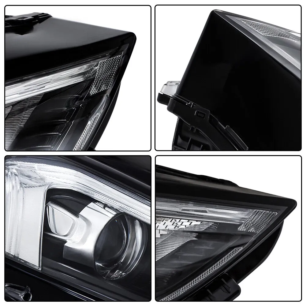 Front Right/Left Side US Version Headlight Assembly For Ford Edge 2019-2022
