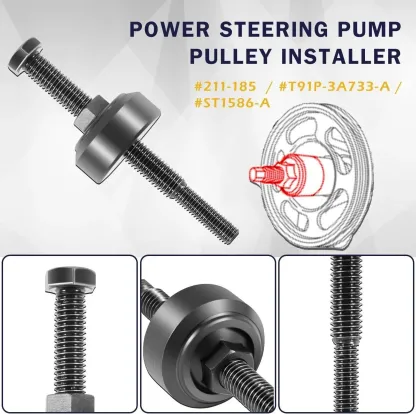 3.0L Water Pump Pulley Service Kit 303-S455 for 2001-2003 Ford Escape, Taurus 2001-2005