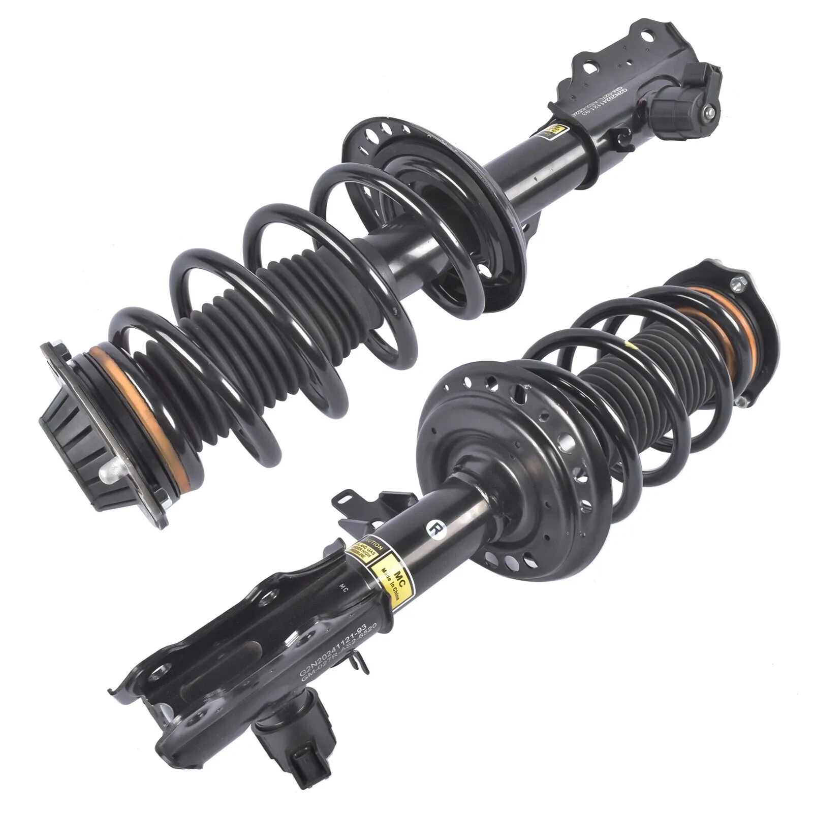 2PCS Front Magnetic Shock Struts Assy fit for 2017-2019 Cadillac XT5 AWD with chassis control. With variable damping
