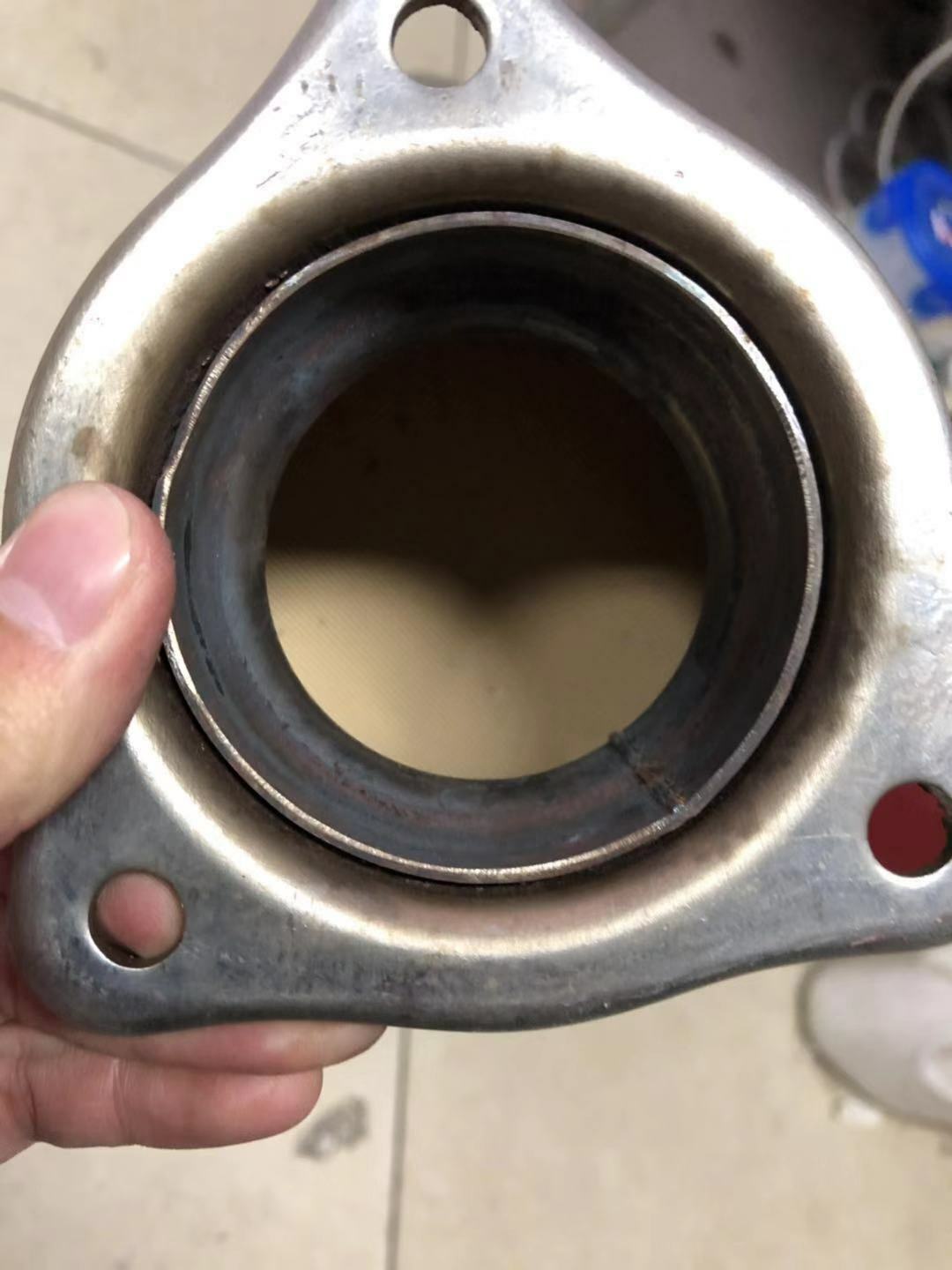 2011-2014 Porsche Rear Catalytic Converter Exhaust Pipe for Porsche 4.8L V8 Gas Without turbocharger