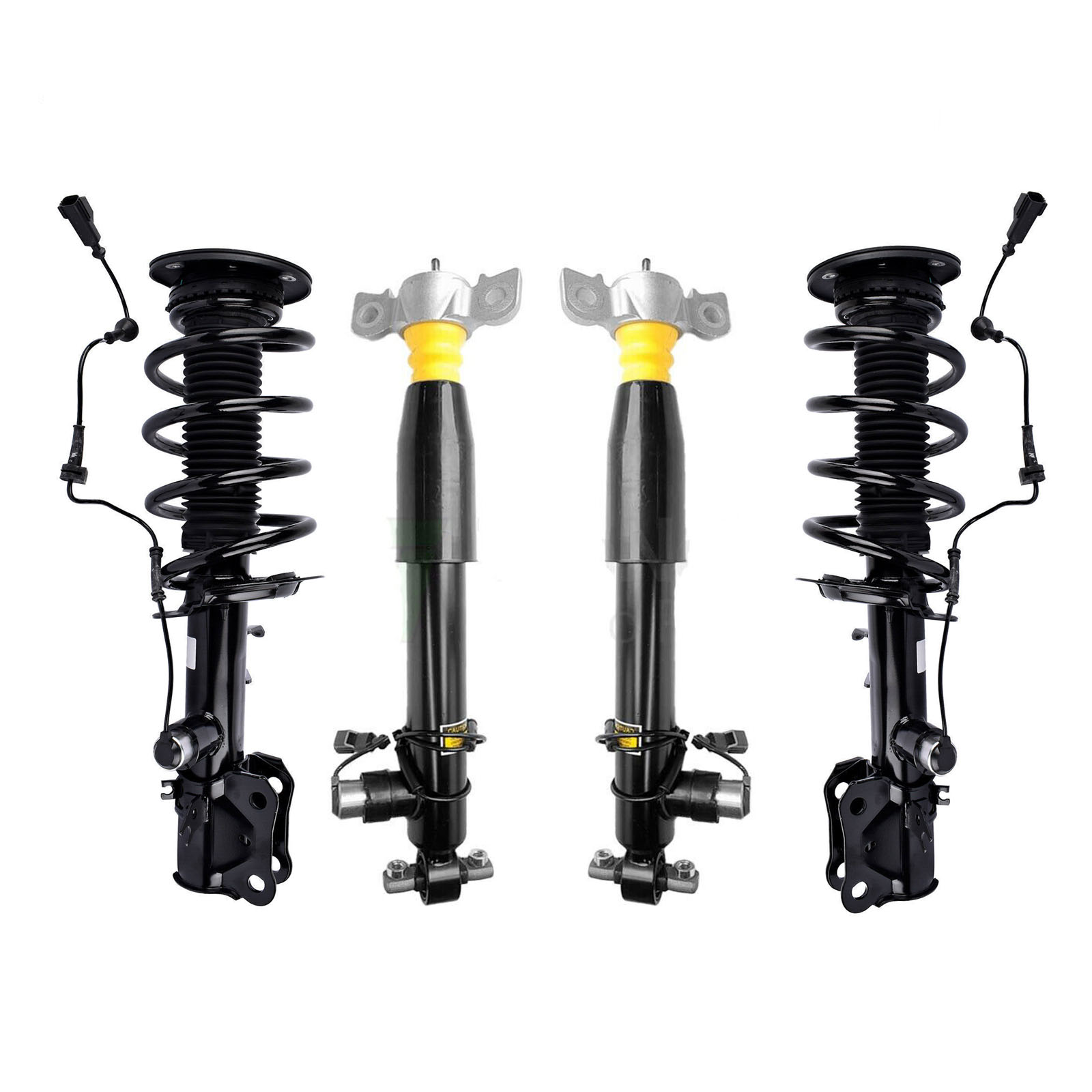 4pcs Front and Rear Electric Shock Absorber Assembly fit for Lincoln MKX 2016-2018