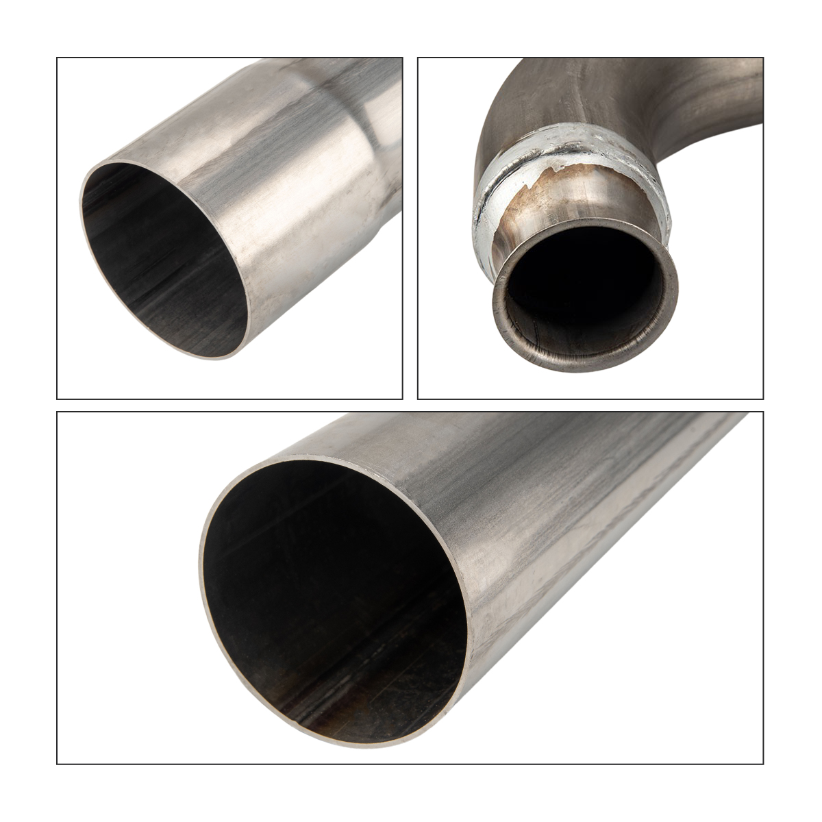 Muffler Delete Pipe Eliminator DPF Fits 2011-2015 Chevy Silverado 2500HD & 3500HD GMC 6.6L Duramax Diesel