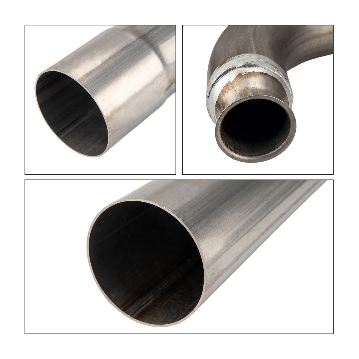 Muffler Delete Pipe Eliminator DPF Fits 2011-2015 Chevy Silverado 2500HD & 3500HD GMC 6.6L Duramax Diesel