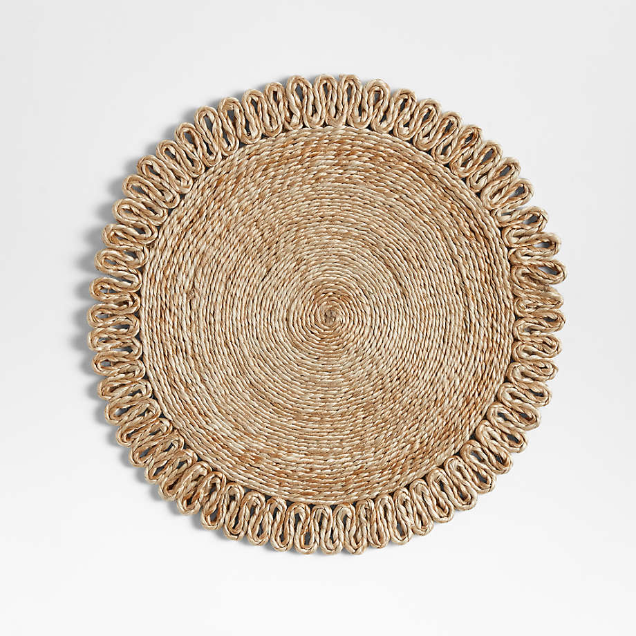 Round Woven Jute Placemat