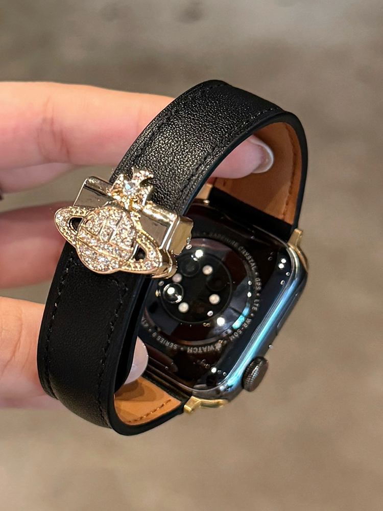 Saturn Magnetic Leather Band