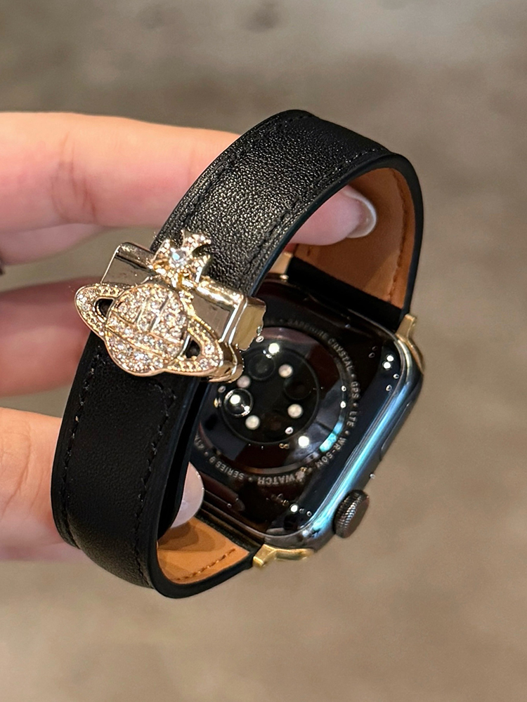 Saturn Magnetic Leather Apple Watch Band - Tatanband