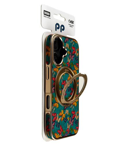 Floral Elements Ring Stand Case for iPhone