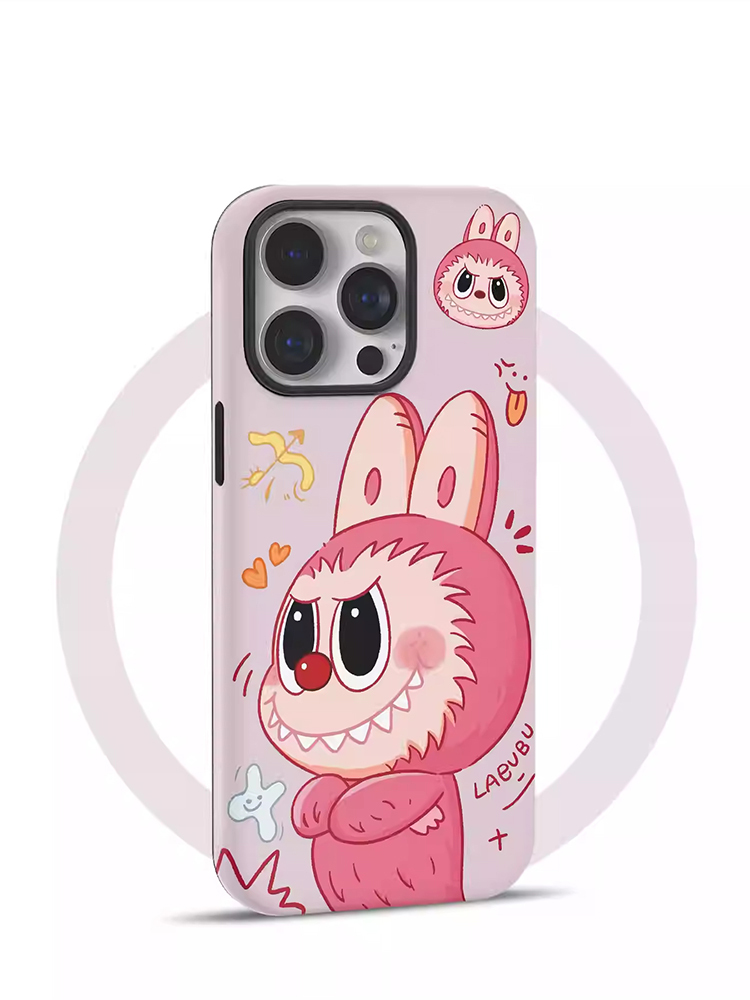 Labubu Pink MagSafe Case