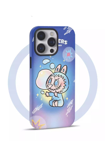 Playing with Bubbles Labubu MagSafe Case