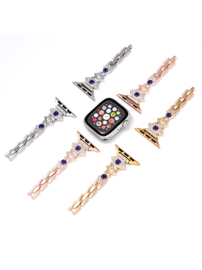 Diamond-encrusted Eye Stainless Steel Band