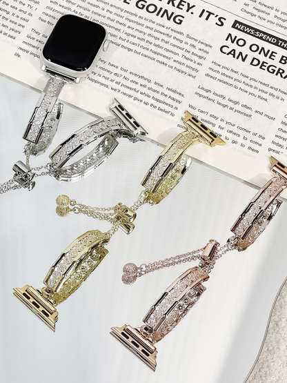 Zircon Arrangement Bracelet Stainless Steel Band