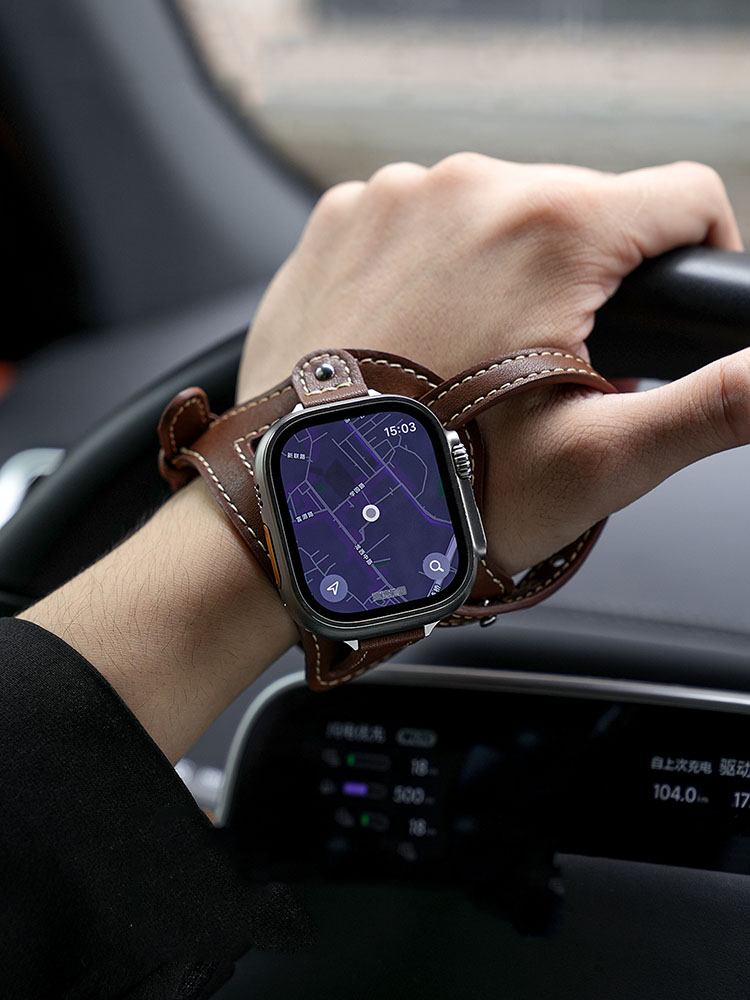 Outdoor Cycling Palm-worn Leather Band