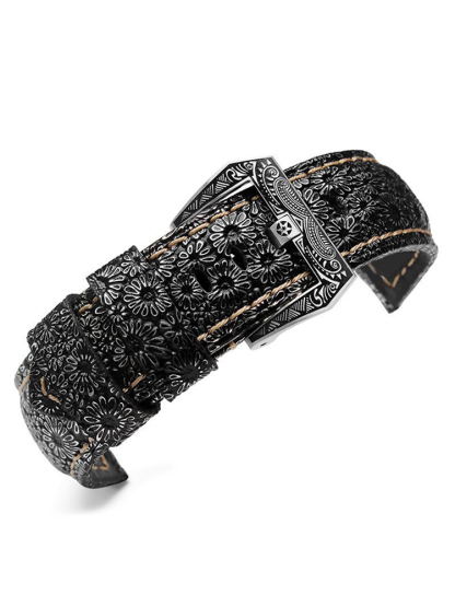 Petal Print Premium Leather Band