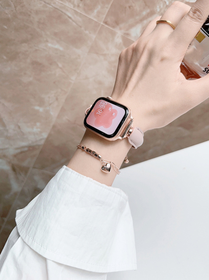 D-shaped Bracelet Leather Band