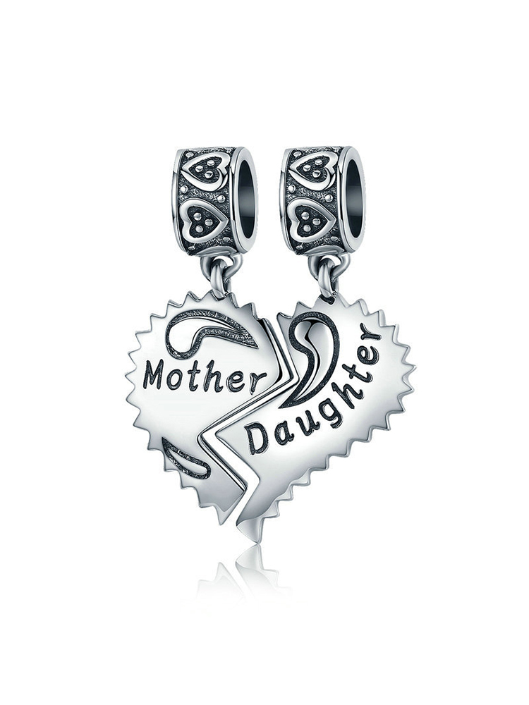 Mother & Daughter 925 Sterling Silver Beads