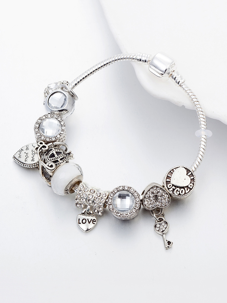 Pumpkin Car Crystal Beaded Band