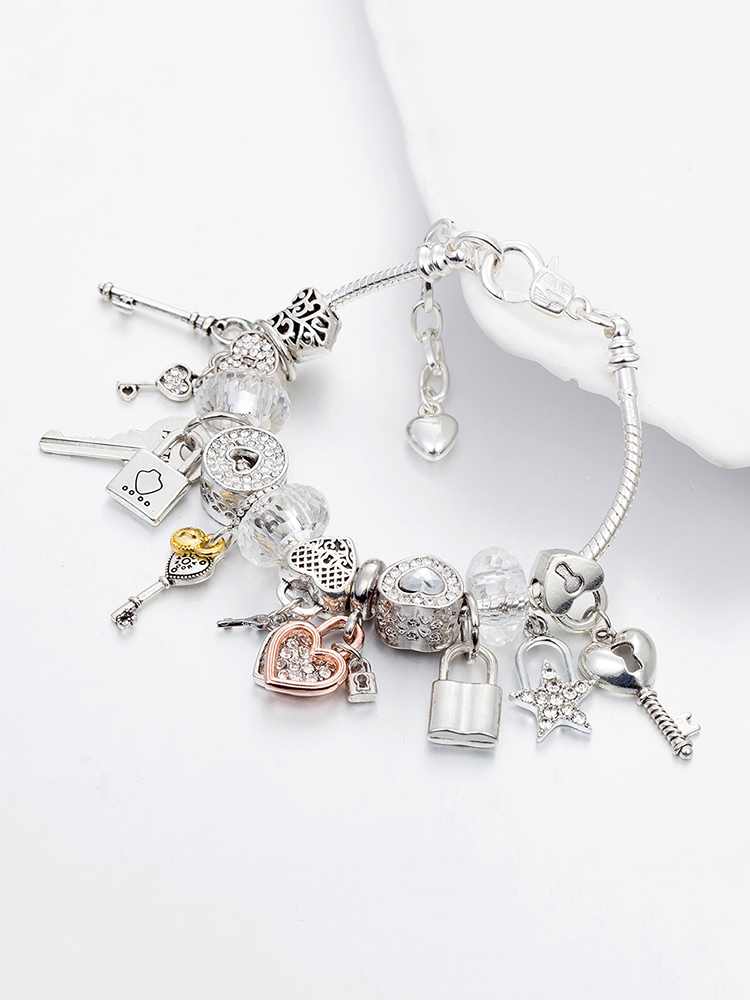 Various Keys Crystal Beaded Band