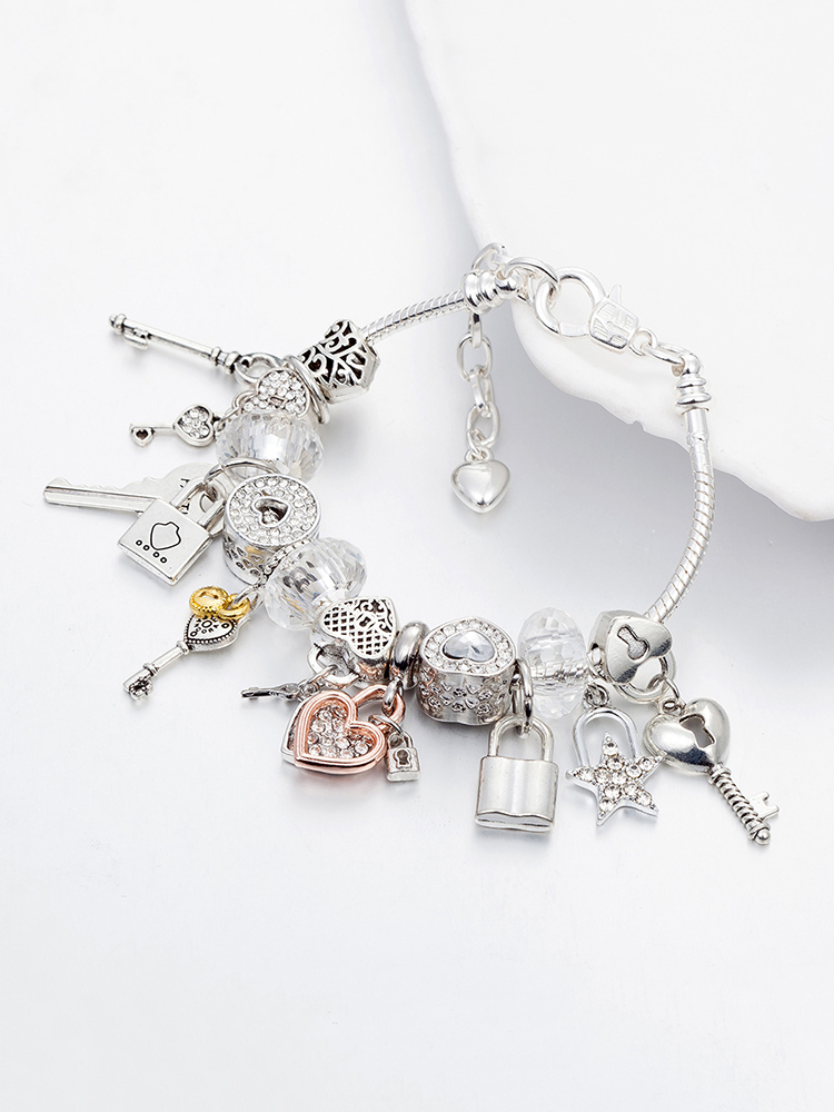 Various Keys Crystal Beaded Band