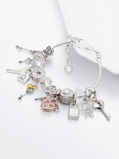 Various Keys Crystal Beaded Band