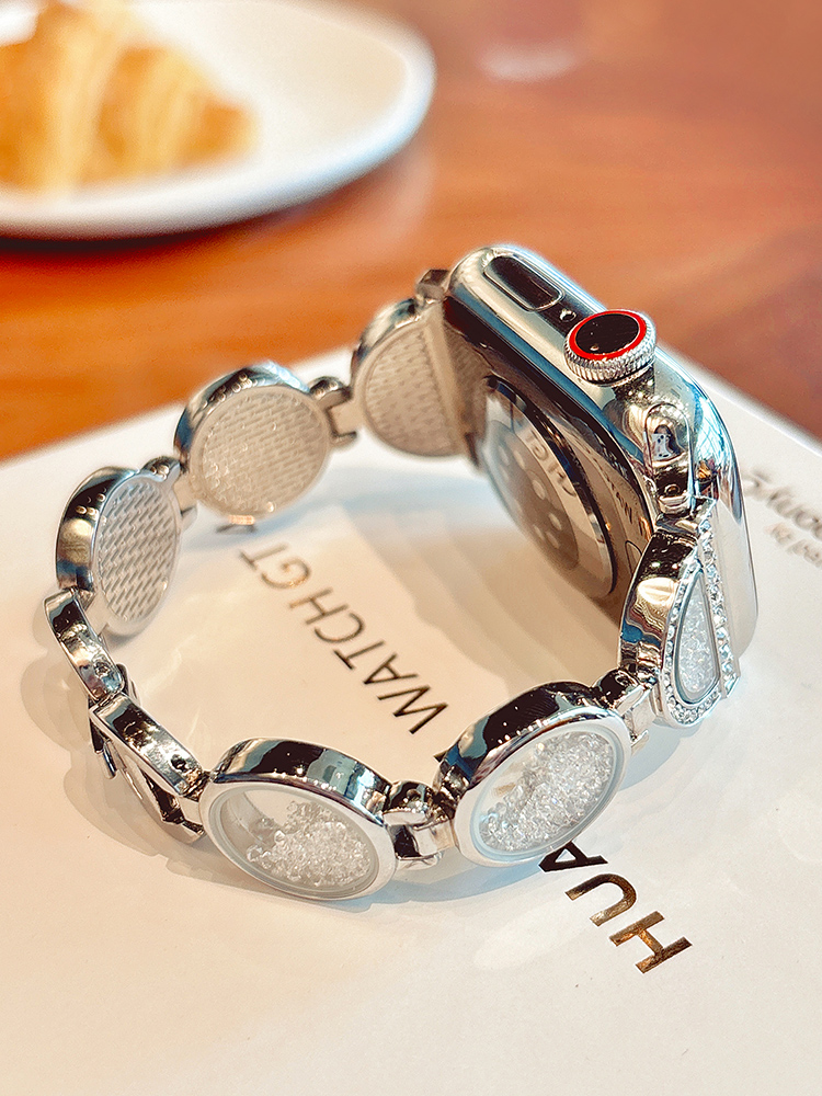 Round Quicksand Stainless Steel Band