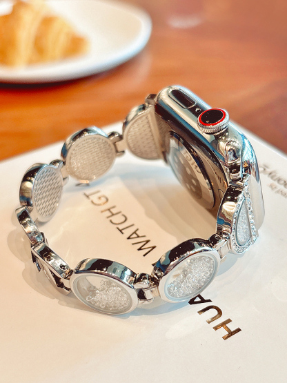 Round Quicksand Stainless Steel Band