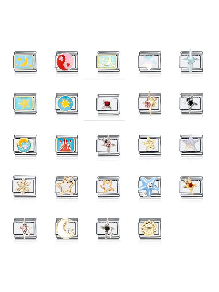 Sun, Moon and Star Series Modular Charm