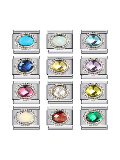 Birthstone Rose Gold Modular Charm