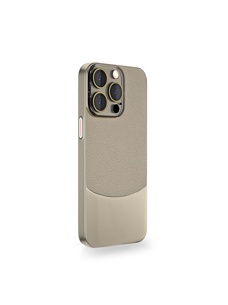 Titanium Grey Leather Pattern Case