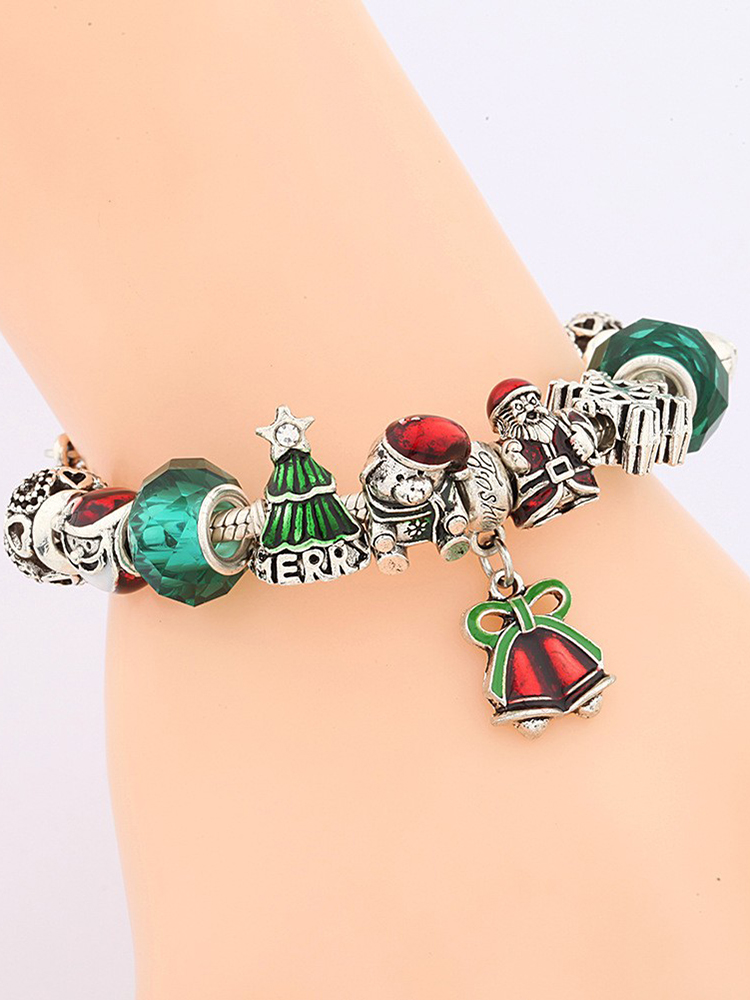 Christmas Bells Crystal Beaded Band