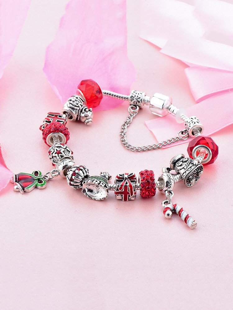 Christmas Bells Style B Crystal Beaded Band