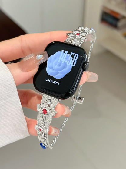 Ruby Bouquet Metal Band for Apple Watch