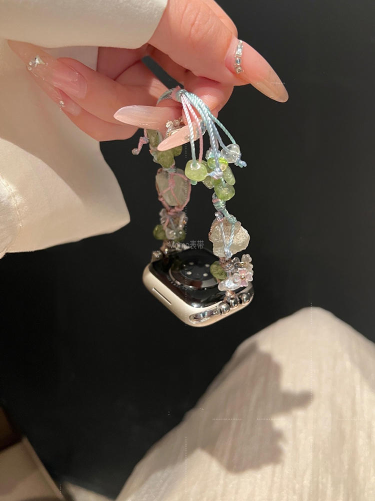 Crystal Raw Stone Woven Band