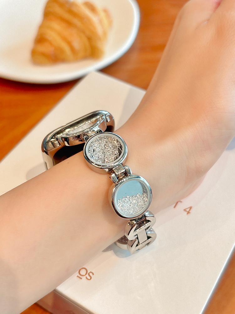 Round Quicksand Stainless Steel Band