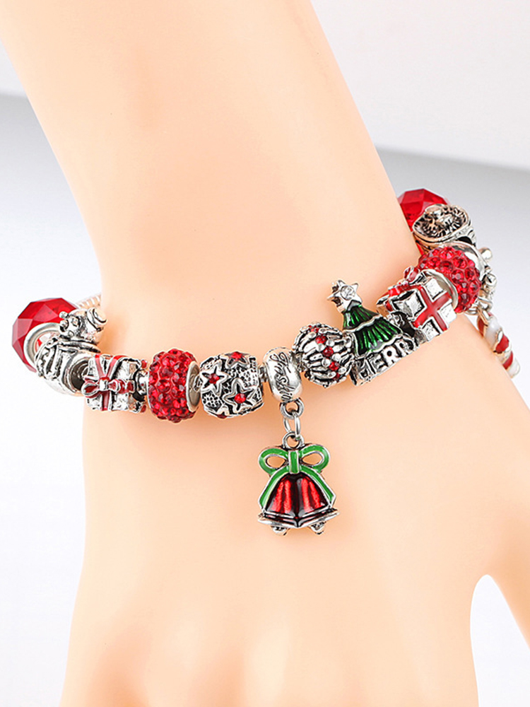 Christmas Bells Style B Crystal Beaded Band