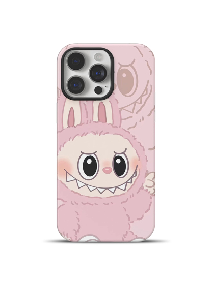 Cute Pink Labubu MagSafe Case