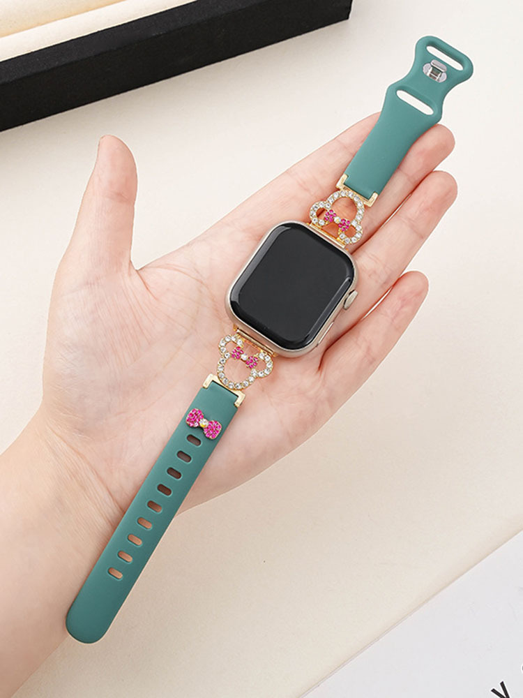 Minnie Bow Silicone Band