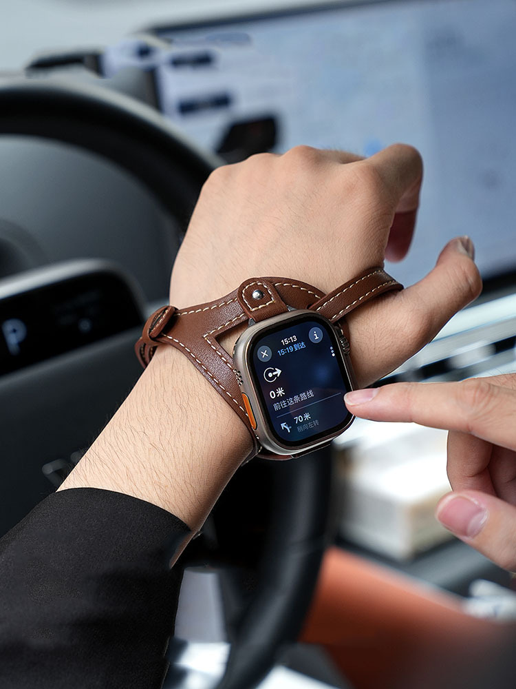 Outdoor Cycling Palm-worn Leather Band