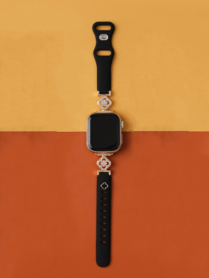 Hollow Clover Silicone Band