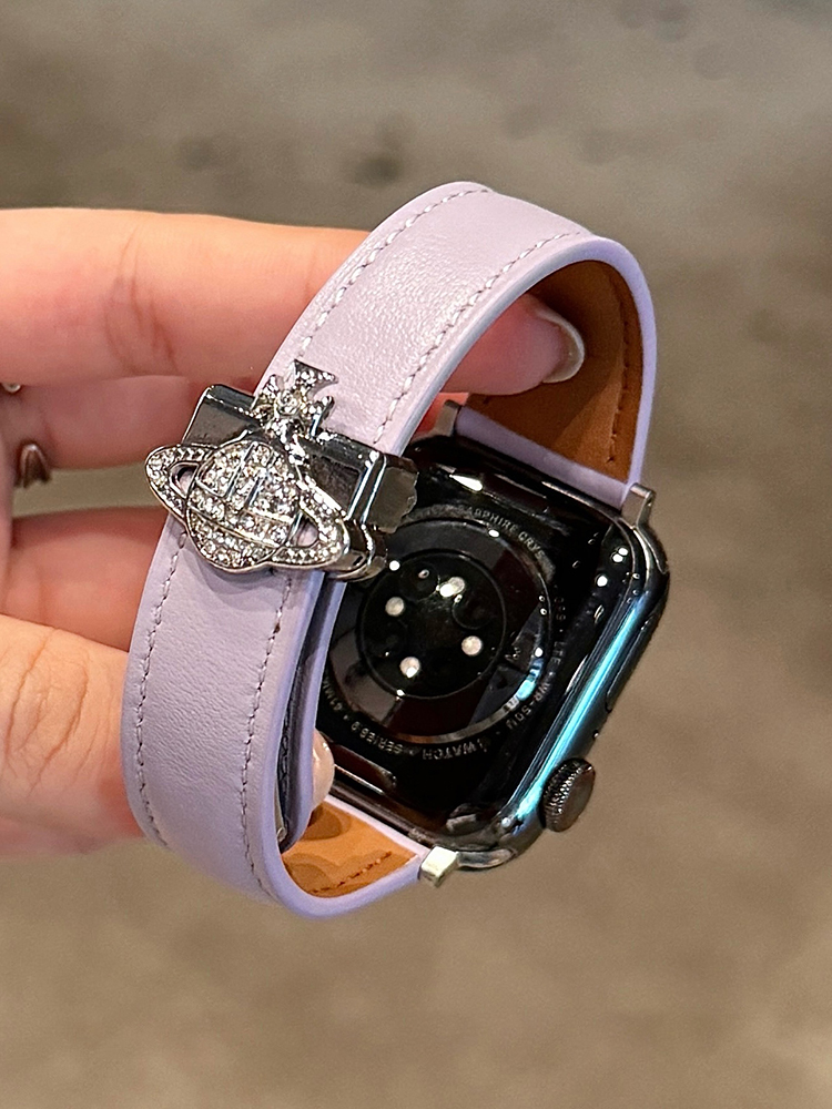 Saturn Magnetic Leather Band