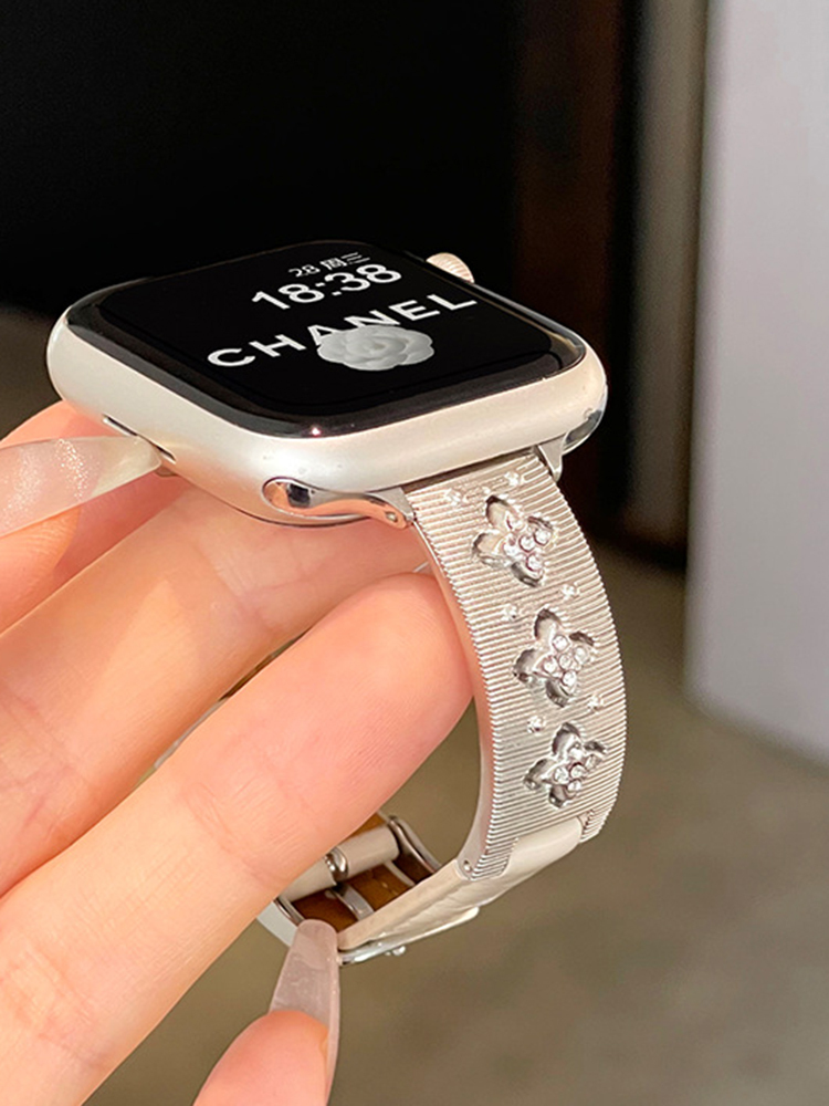 Luxury Clover Leather Band for Apple Watch