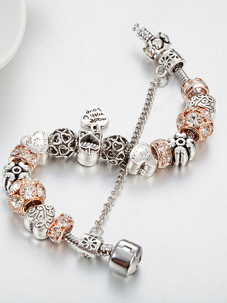 Made with Love Crystal Beaded Band