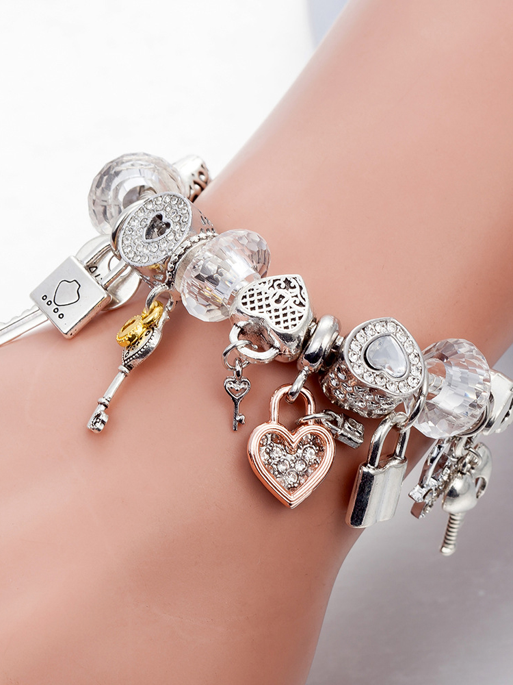 Various Keys Crystal Beaded Band